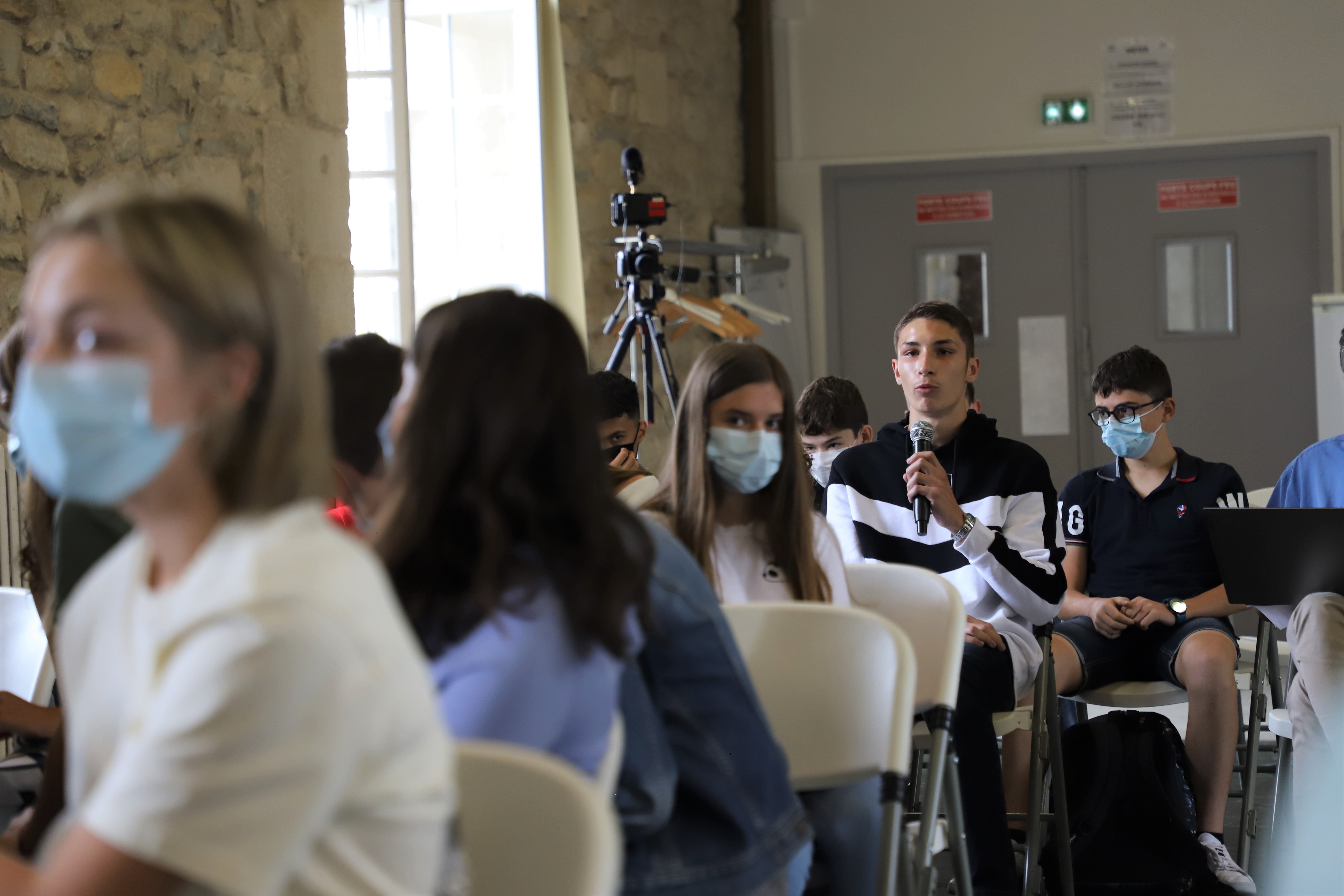 Rencontre avec la « génération climat » au lycée Nodier à Dole. © Photo Région Bourgogne-Franche-Comté Rencontre avec la « génération climat » au lycée Nodier à Dole. © Photo Région Bourgogne-Franche-Comté