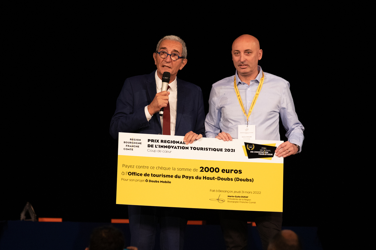 L'office de tourisme du pays du Haut-Doubs (Métabief – 25), coup de cœur des prix régional de l’innovation touristique 2022 - Photo Région Bourgogne-Franche-Comté