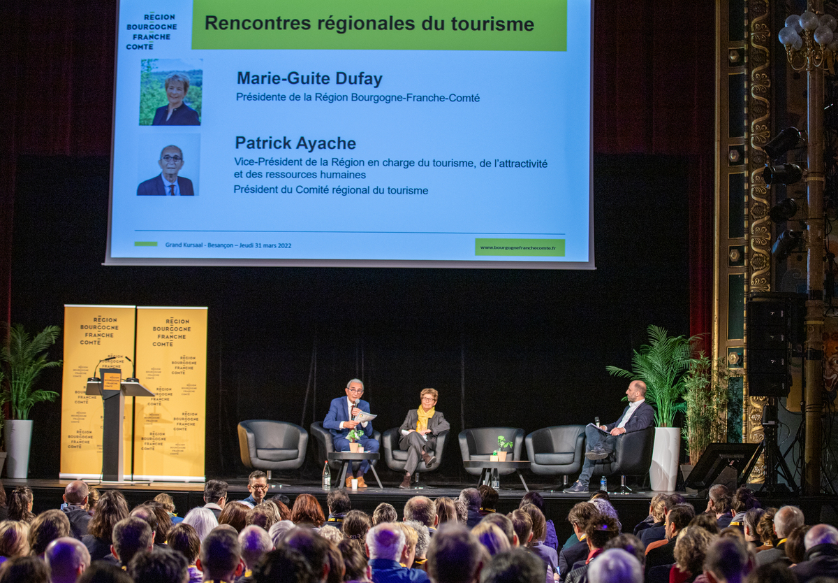 Rencontres régionales du tourisme 2022 - Photo Région Bourgogne-Franche-Comté