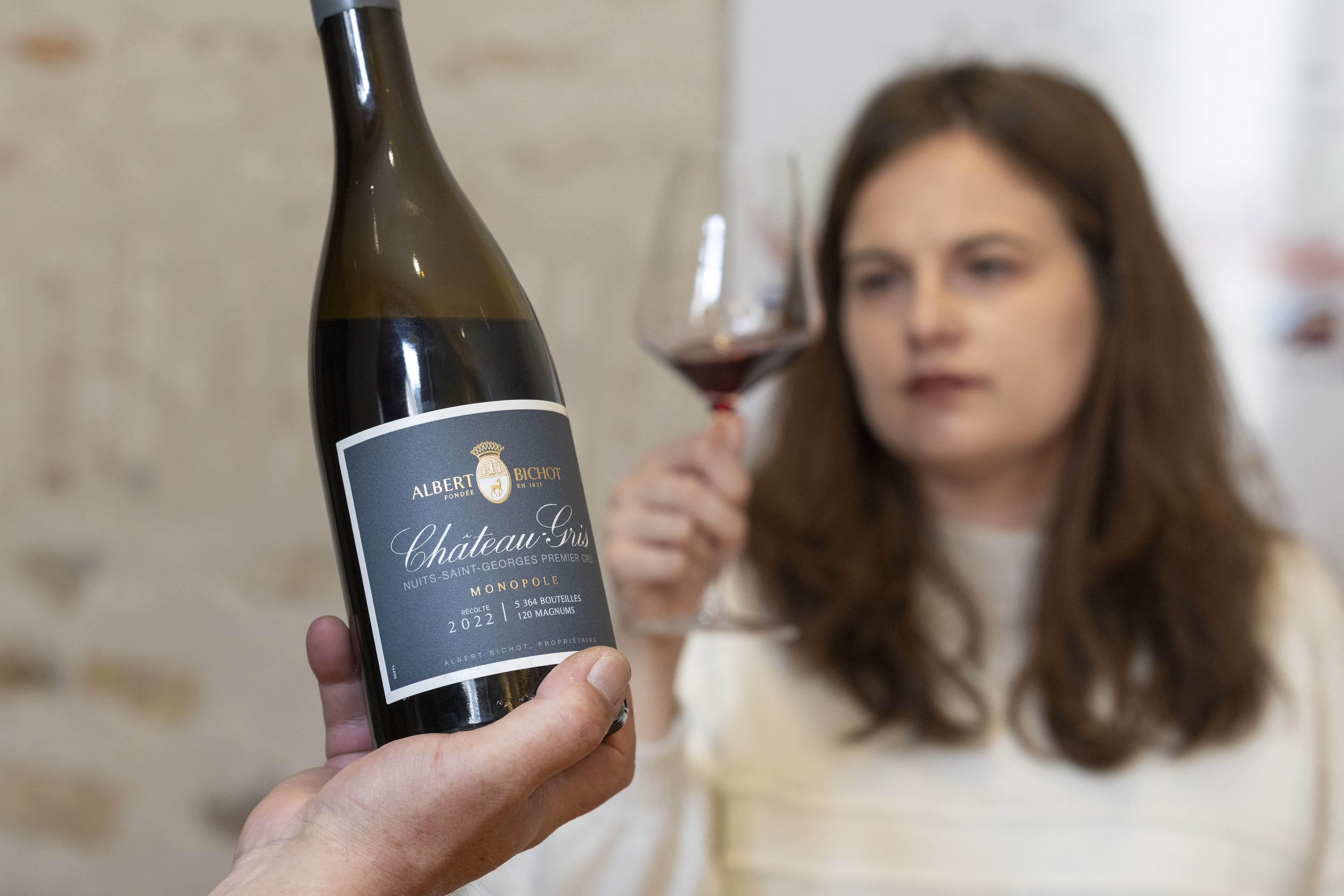 Vin du domaine du Clos Frantin, à Nuits Saint-Georges - Photo David Cesbron