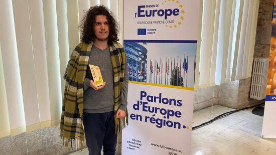 Photo de Thomas gagnant d'Eurochampion 2024