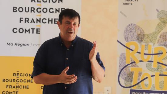 Eric Houlley, vice-président de la Région Bourgogne-Franche-Comté en charge des ruralités - Photo Océane Lavoustet