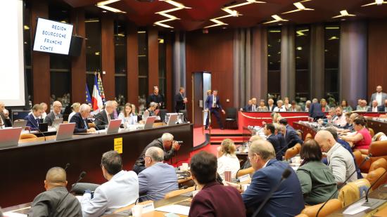 Assemblée plénière du Conseil régional, vendredi 5 septembre 2025 à Dijon - Photo Océane Lavoustet