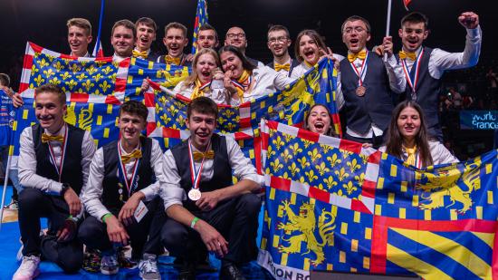 Nos médaillés, nos champions ! Photo : Xavier Ducordeaux