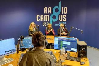 Studio de Radio Campus Belfort-Montbéliard - Photo DR