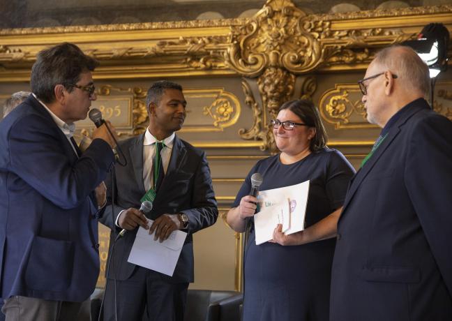 Remise du Prix de l'ESS à Dijon - Photo Région Bourgogne-Franche-Comté David Cesbron