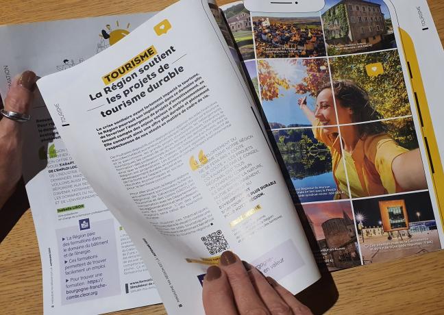 Ma Région est là !, le magazine de la Région Bourgogne-Franche-Comté - DR