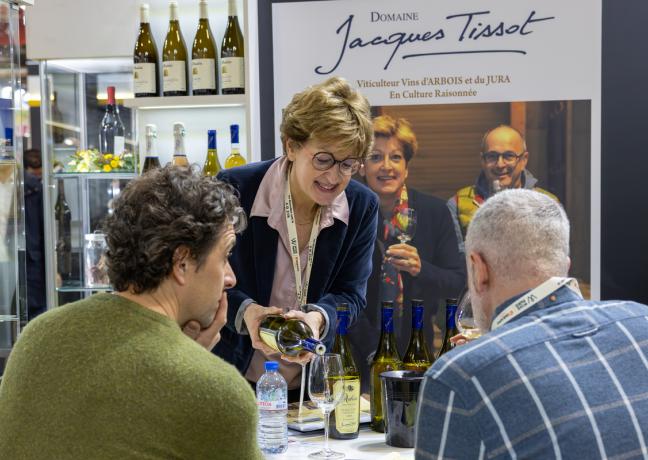 Le Jura au salon WineParis 2024 - Photo Xavier Ducordeaux