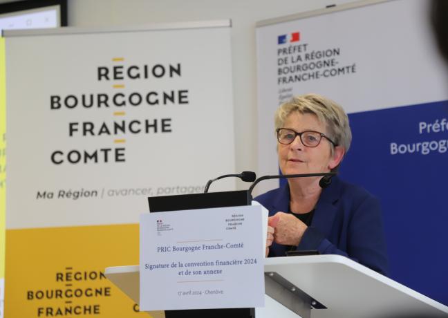 Pour Marie-Guite Dufay, il ne faut pas négliger l’importance de l’orientation - Crédit Océane Lavoustet