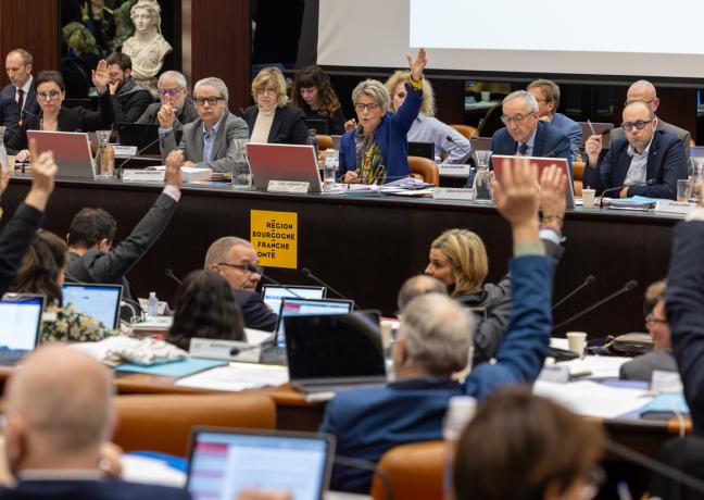 Assemblée plénière de la Région Bourgogne-Franche-Comté - Photo Xavier Ducordeaux