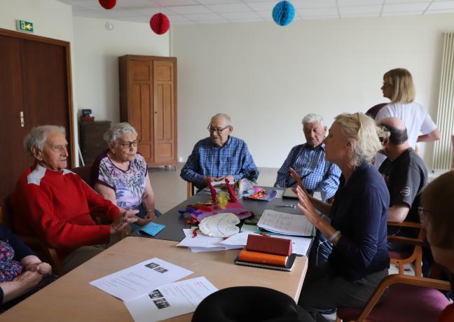 La Région Bourgogne-Franche-Comté soutient les projets culturels qui impliquent des publics dit « empêchés », qu’il s’agisse de personnes âgées, de prisonniers ou de personnes en situation de handicap - Photo Océane Lavoustet