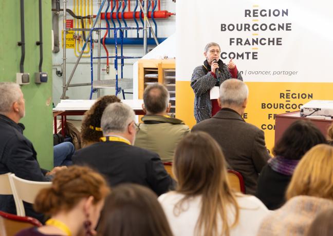Remise de labels « Écolycée » au lycée professionnel Le Corbusier de Lons-le-Saunier, mardi 18 novembre 2025 - Photo Xavier DUCORDEAUX