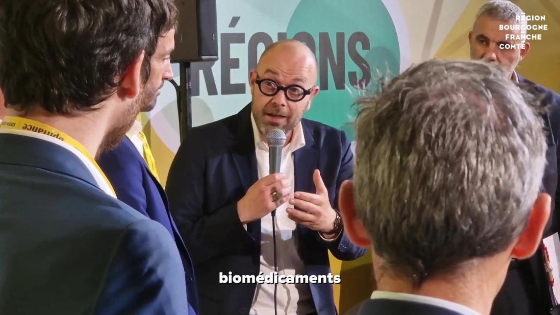 Nicolas Soret présente la filière santé Bourgogne-Franche-Comté