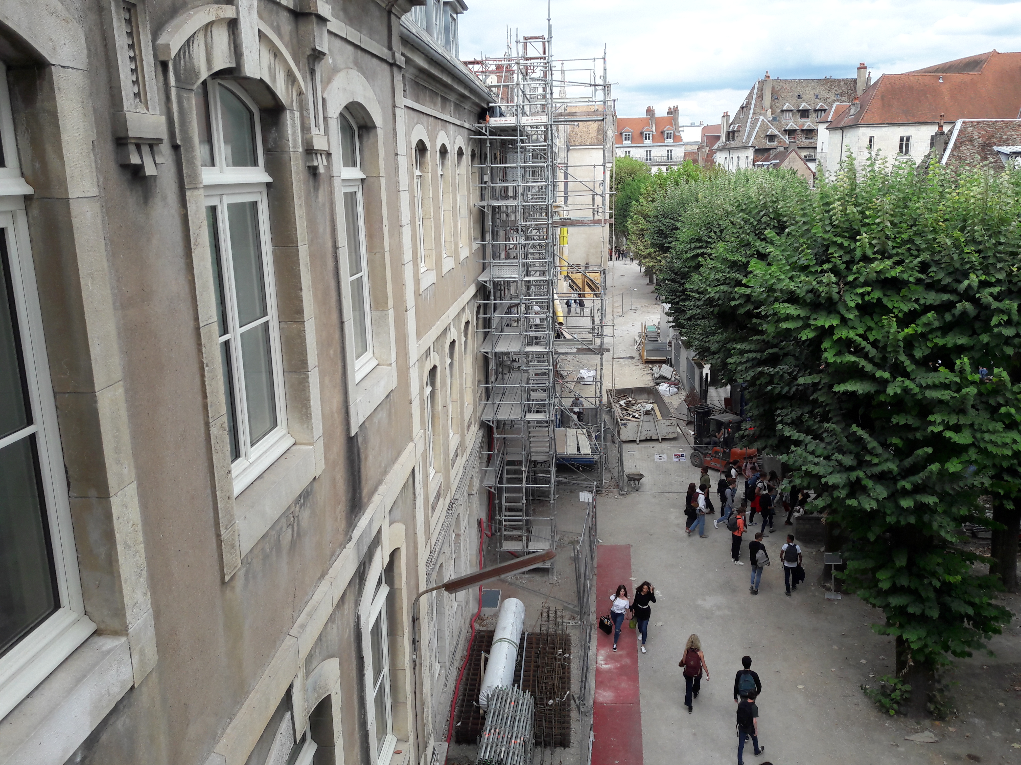 Visite du lycée Pasteur, à Besançon, septembre 2018 Visite du lycée Pasteur, à Besançon, septembre 2018