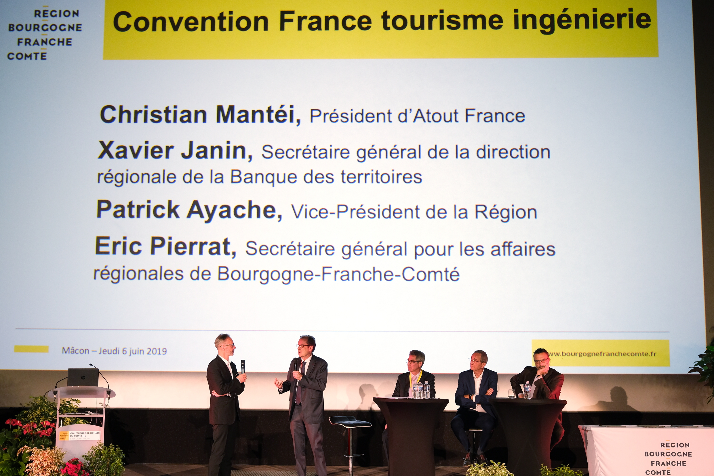 Conférence régionale du tourisme, jeudi 6 juin 2019 à Mâcon - Crédit photo Région Bourgogne-Franche-Comté