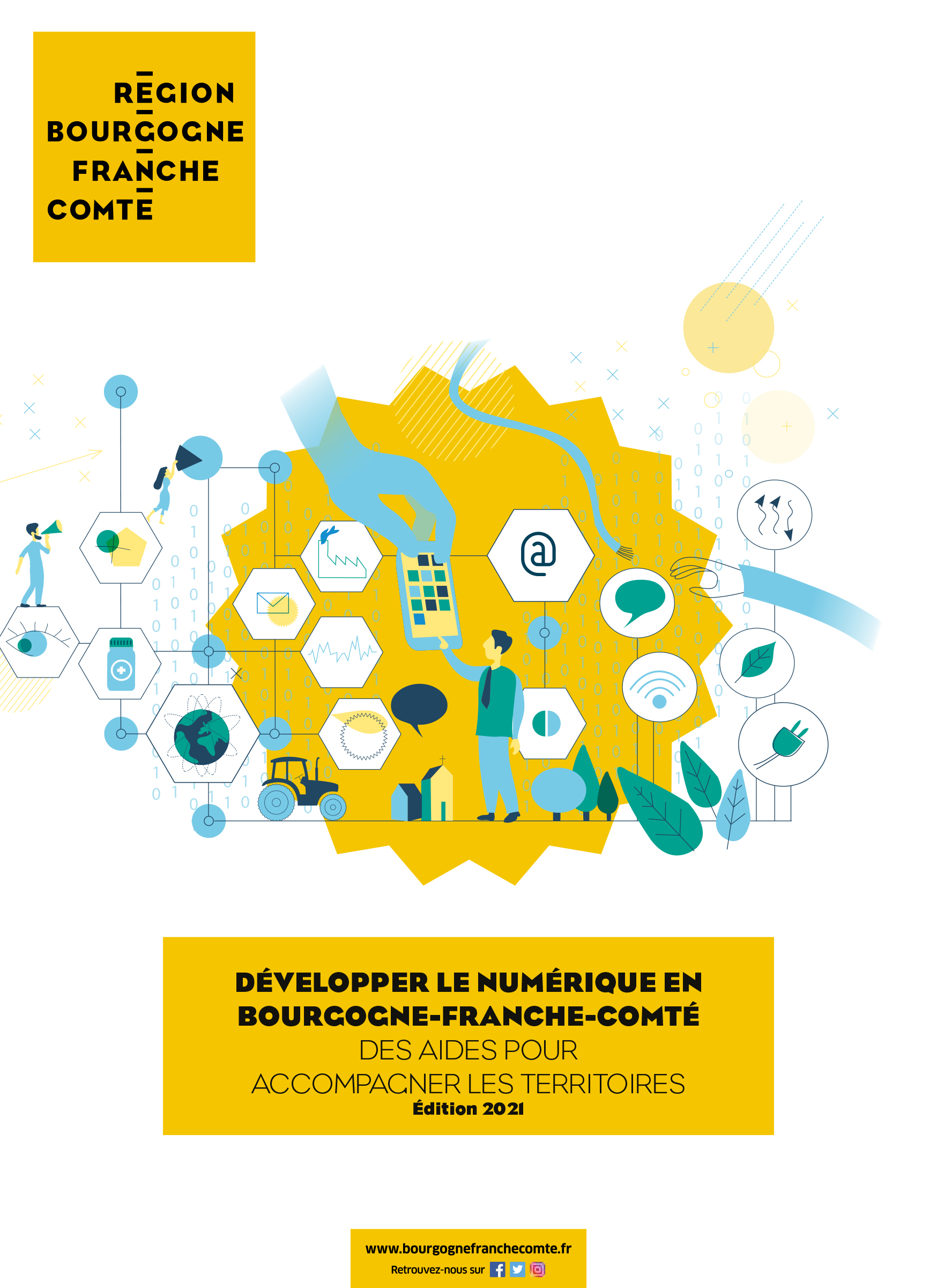 Développer le numérique en Bourgogne-Franche-Comté des aides pour accompagner les territoires - Édition 2021