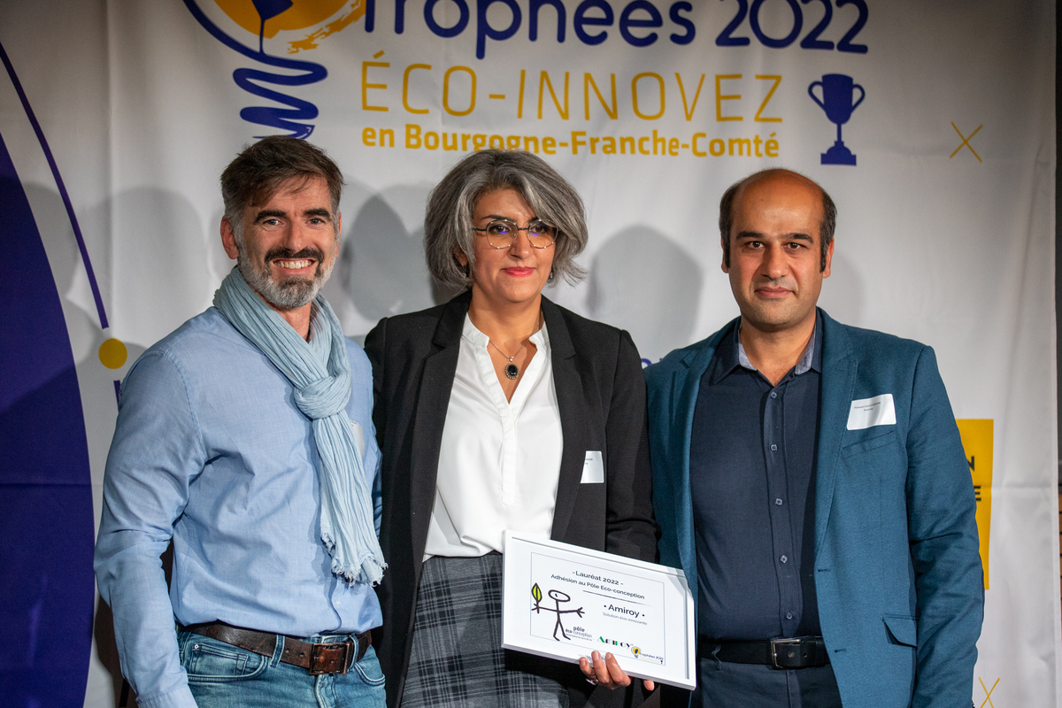 AMIROY (70, Haute-Saône), lauréat des trophées éco-innovez en Bourgogne-Franche-Comté 2022 - Photo Région Xavier Ducordeaux