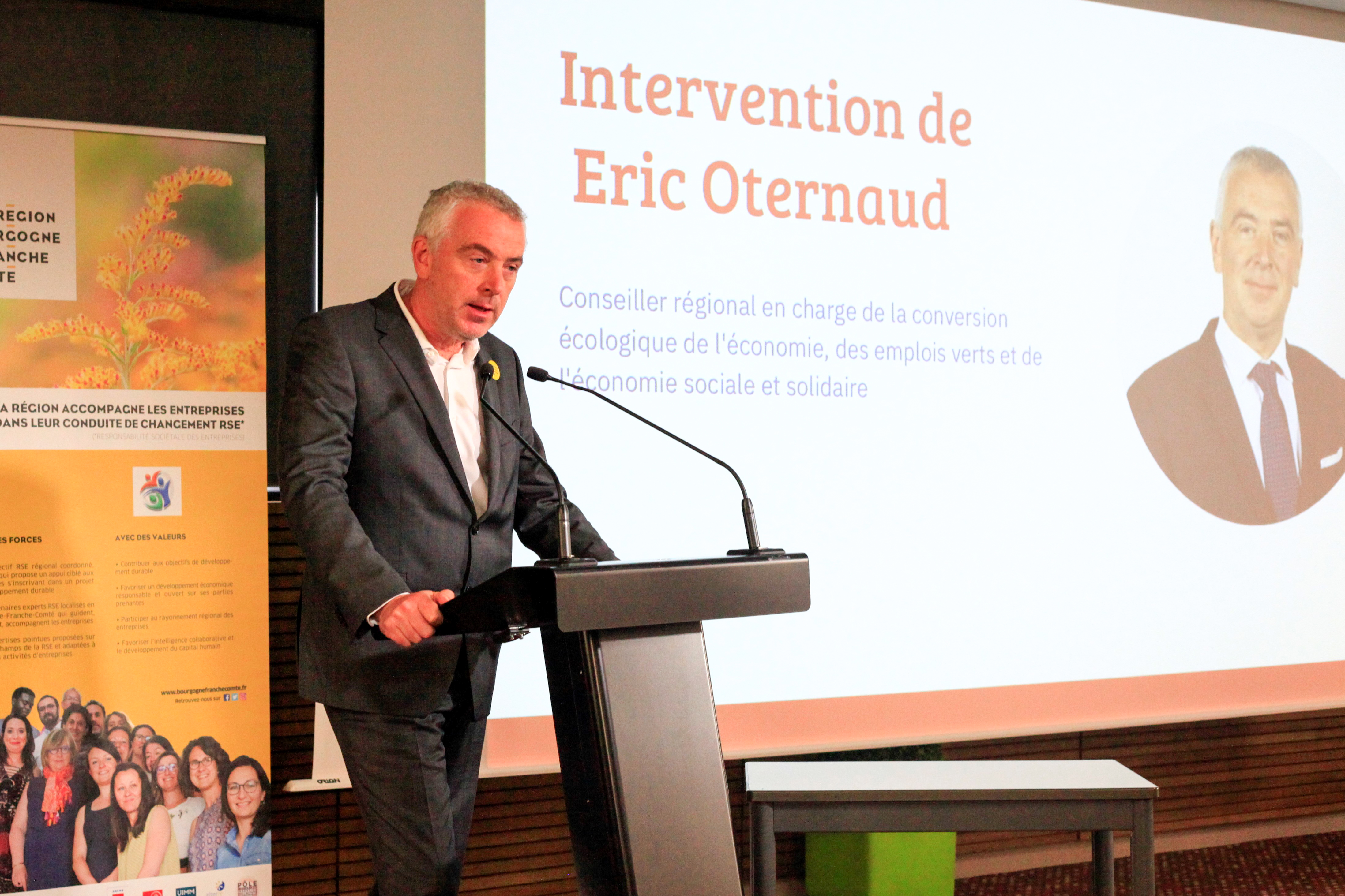 Éric Oternaud, conseiller régional en charge de la conversion écologique de l'économie
