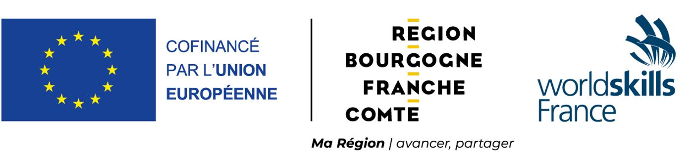Logos UE Région Worldskills