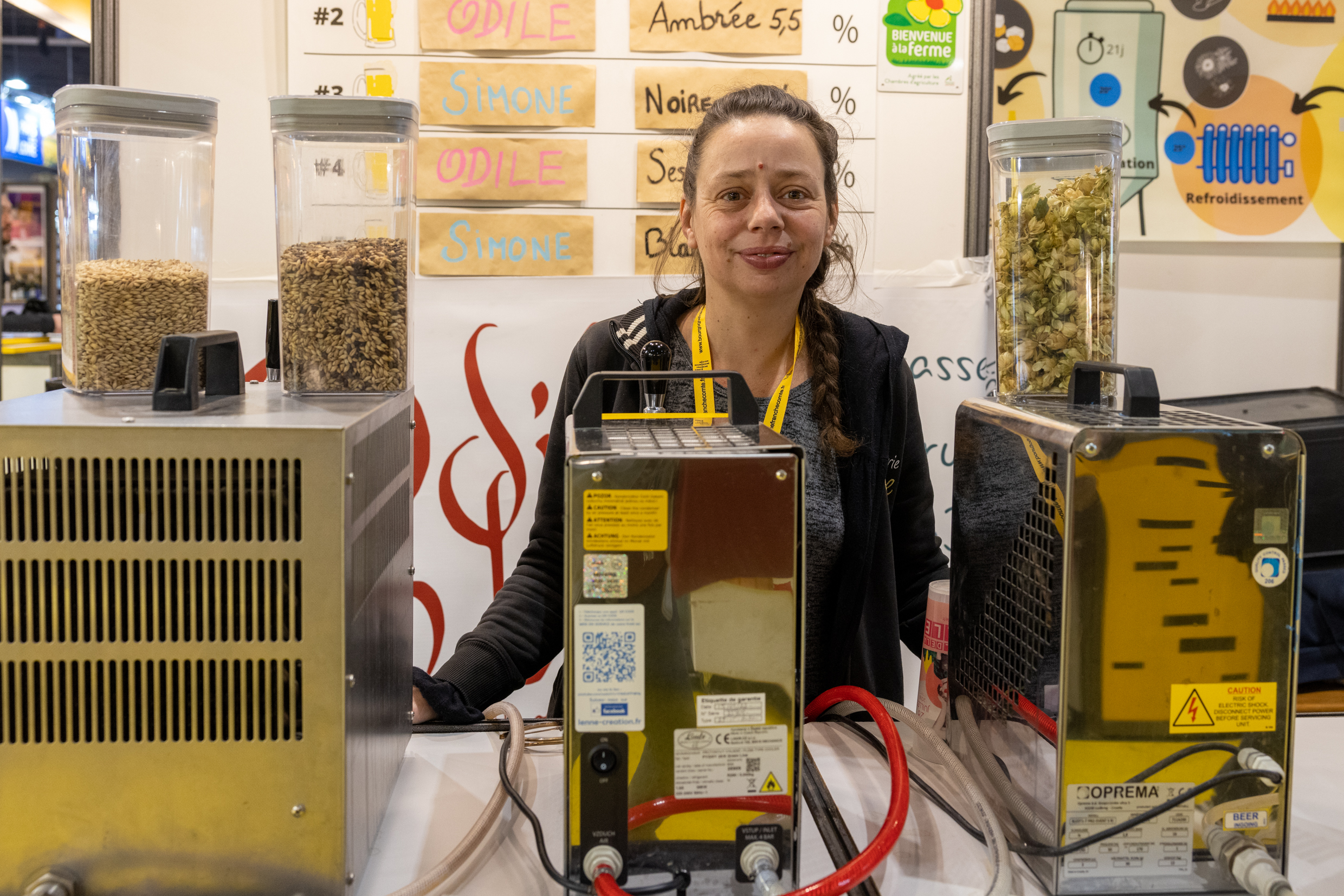 Aurèle Cordier a créer la ferme-brassicole Simone en 2017 à Juif (89)