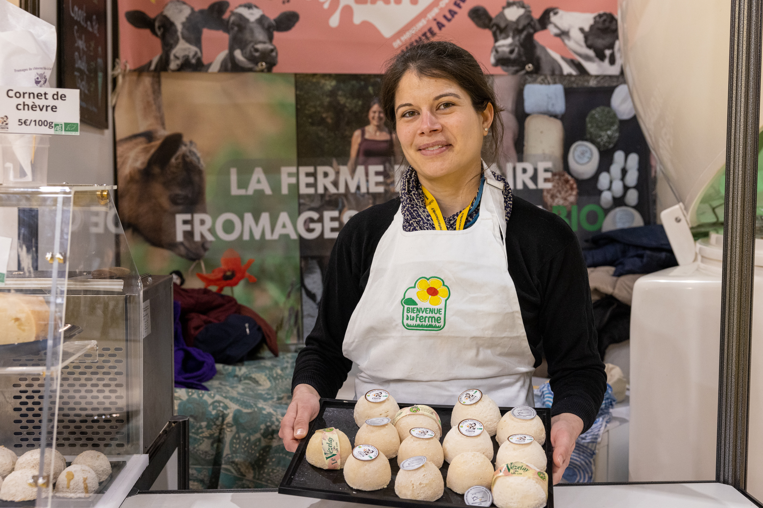 Claire Genet a réalisé son rêve d'enfant en créant sa chèvrerie dans l'Yonne