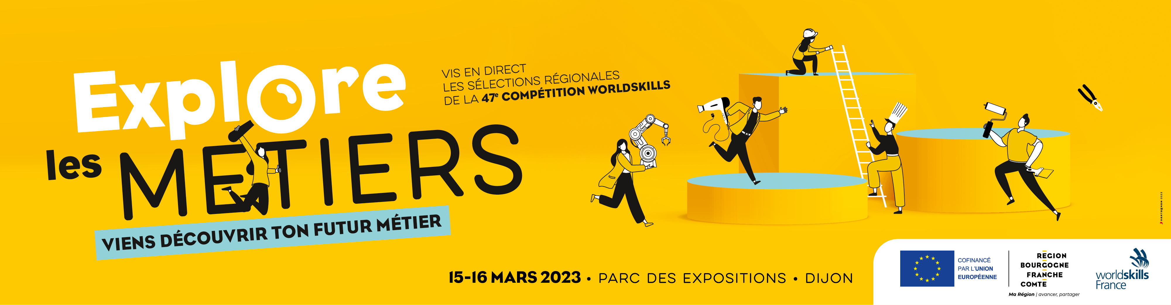 Forum Explore les métiers, mercredi 15 et jeudi 16 mars 2023 à Dijon - DR