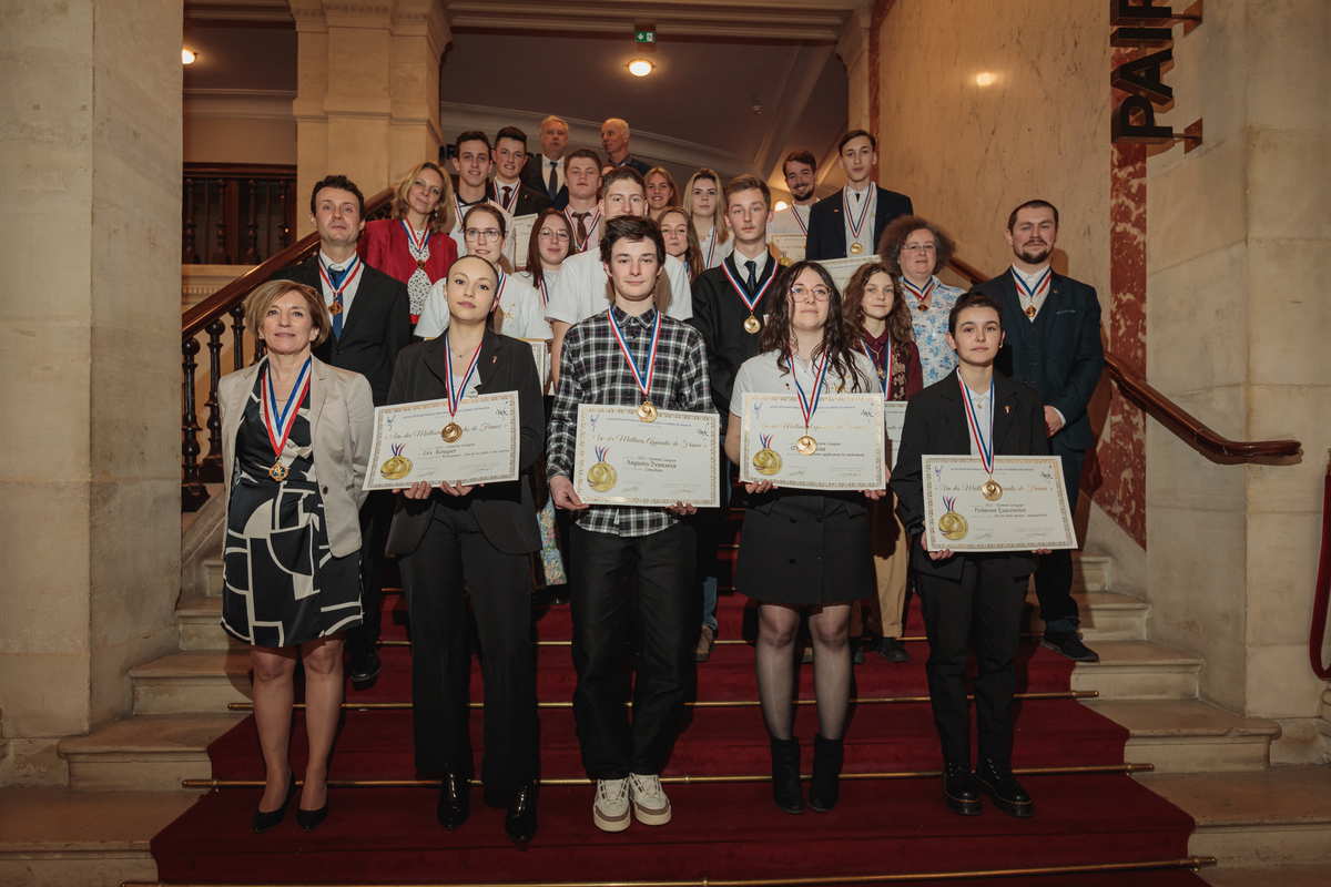 Cérémonie de remise de prix du concours des Meilleurs apprentis de France 2022, 17 février 2023 à Paris - Photo DR