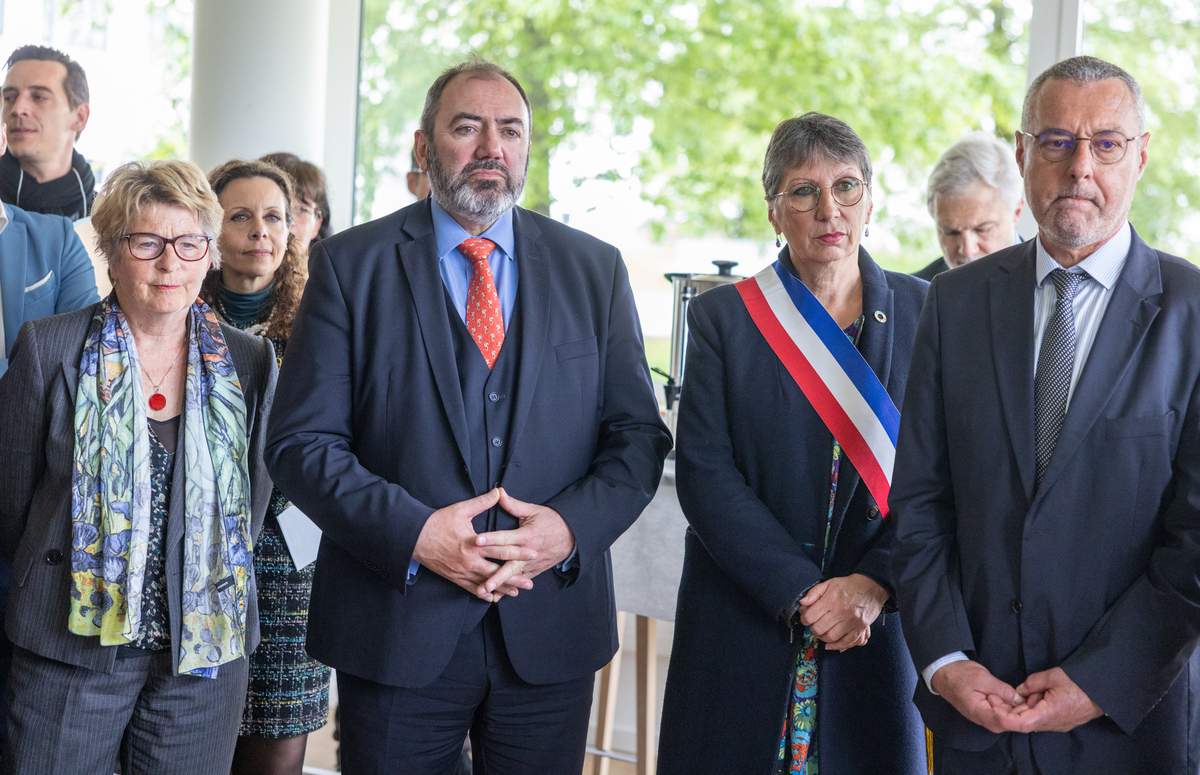 Visite de François Braun, ministre de la Santé, à Besançon, jeudi 11 mai 2023 - Photo Xavier Ducordeaux