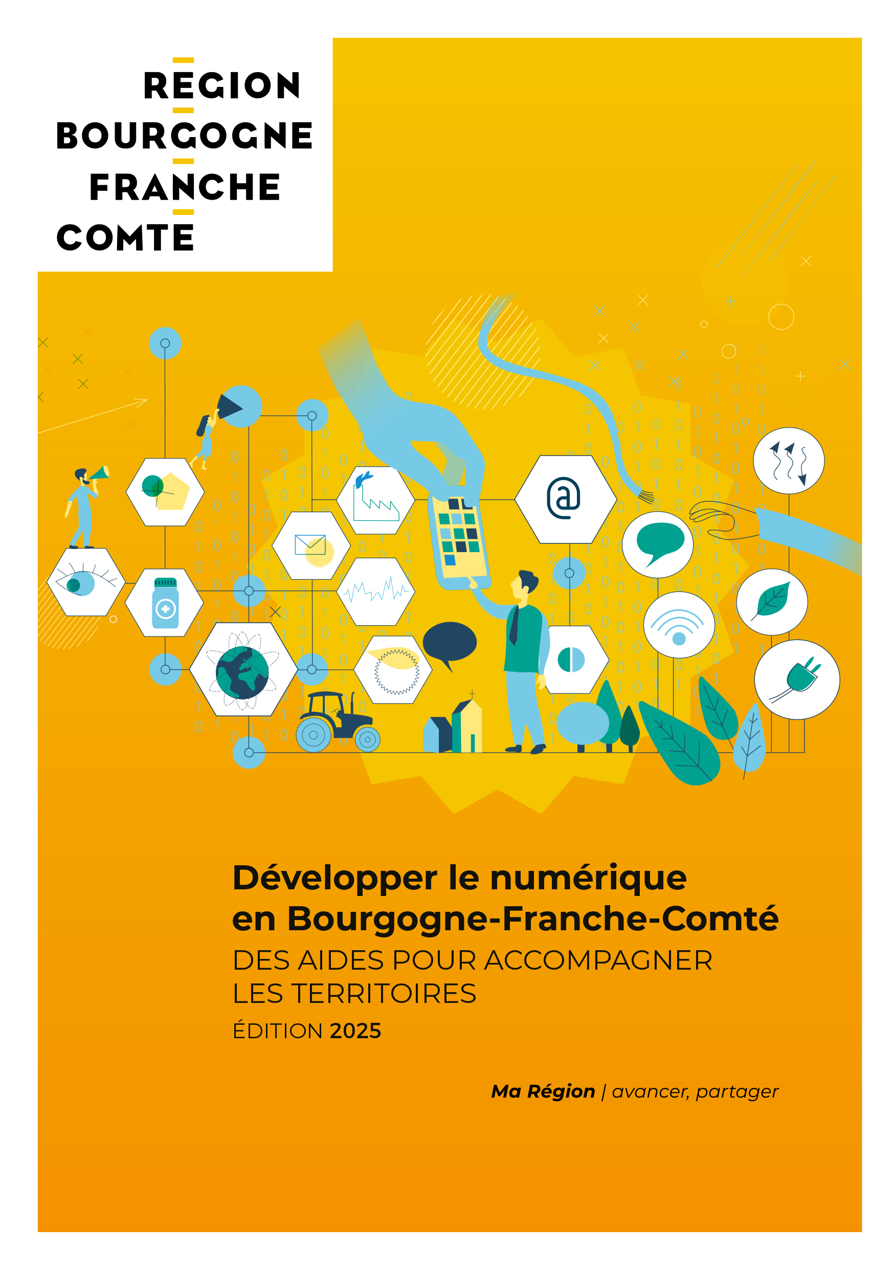 Développer le numérique en Bourgogne-Franche-Comté - Guide des aides - Edition 2025