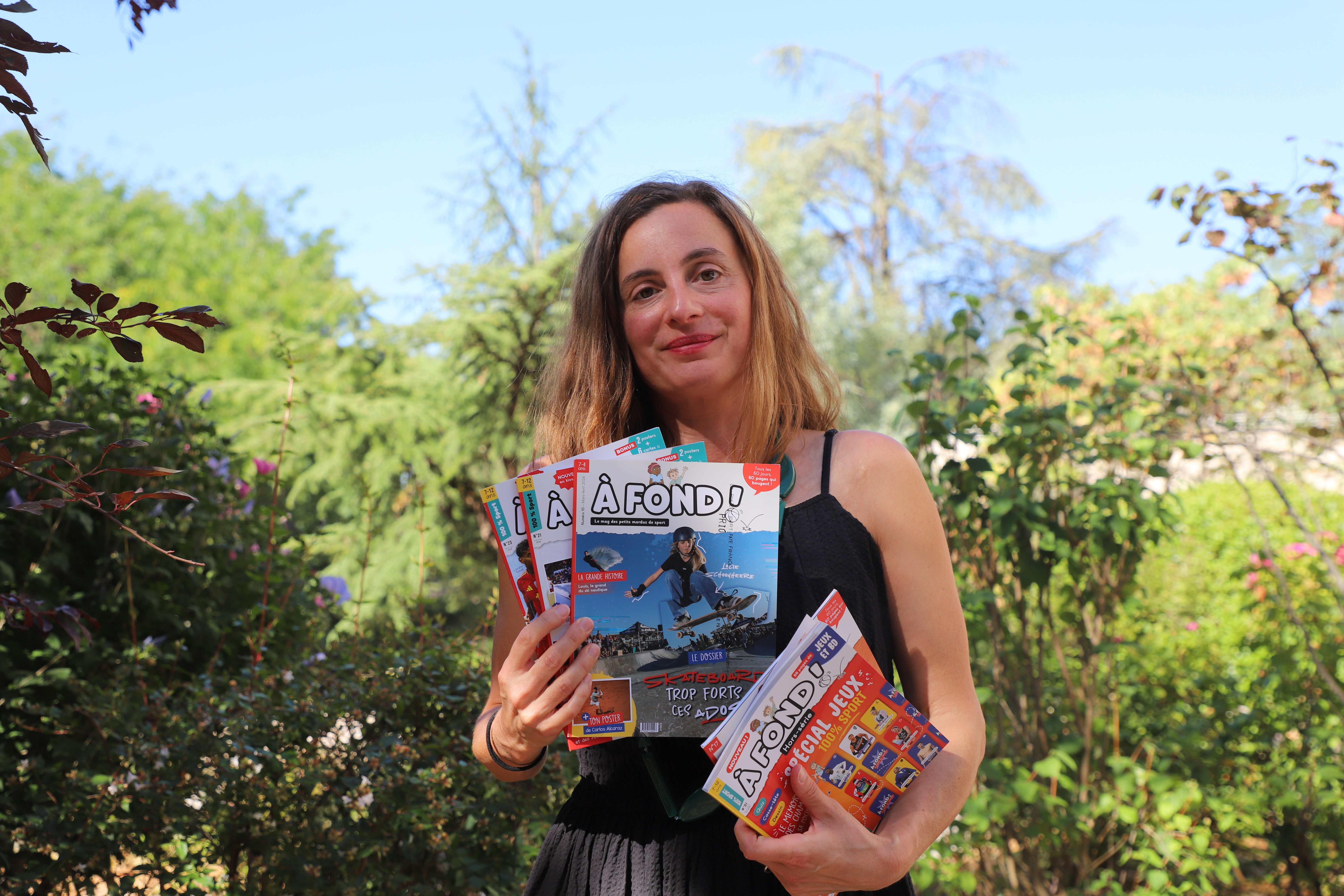 Myriam Alizon, fondatrice de l'entreprise « A fond ! » à Varzy (Nièvre) - Photo Océane Lavoustet