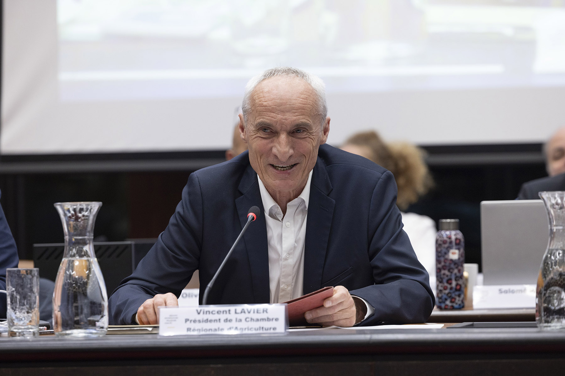 Vincent Lavier est président de la Chambre régionale d’agriculture depuis mars 2025. Photo : David Cesbron