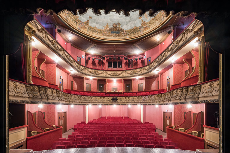 Théâtre de Sens - Crédit P-M. Barbe-Richaud © Région Bourgogne-Franche-Comté, Inventaire du patrimoine, 2023