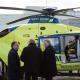 Attendu depuis 25 ans, l’hélicoptère sanitaire de la Nièvre a été reçu lundi 13 janvier 2019, en présence des élus, des représentants de l’Etat et des professionnels de santé. Photo Vincent Arbelet