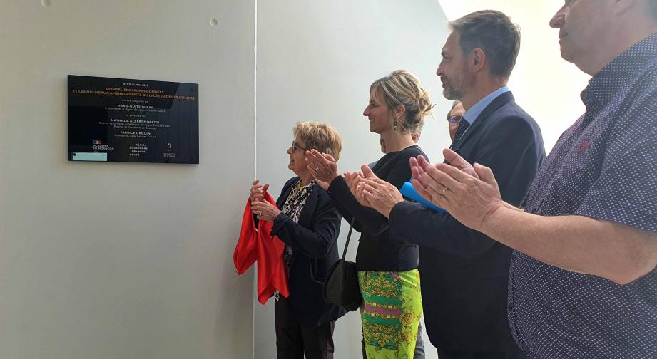 Inauguration des nouveaux ateliers du lycée Colomb de Lure (70), jeudi 12 mai 2022 - Photo Région Bourgogne-Franche-Comté Christophe Bidal
