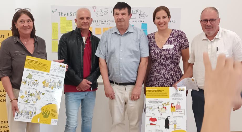 Le maire de Loulans-VerchaPrésentation du projet Village du Futur, mercredi 13 septembre 2023 - Photo DR