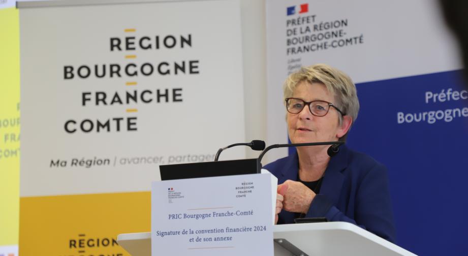 Pour Marie-Guite Dufay, il ne faut pas négliger l’importance de l’orientation - Crédit Océane Lavoustet