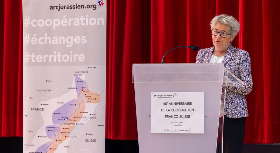 Marie-Guite Dufay. Photo : Xavier Ducordeaux