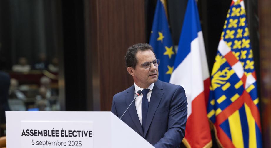 Jérôme Durain, nouveau président de la Région Bourgogne-Franche-Comté - Photo David Cesbron