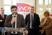 Lancement des travaux d'accessibilité à la gare de Dole (39), mercredi 13 mars 2019 - Photos Xavier Ducordeaux