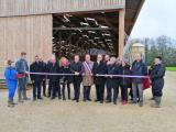 Inauguration d’une nouvelle stabulation pour l’EPLEFPA des Terres de l’Yonne, à Venoy, mardi 12 novembre 2019 - Crédit photo Région Bourgogne-Franche-Comté