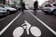Signalisation sur la route pour les cyclistes - Photo DR