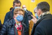 Visite de Marie-Guite Dufay, présidente de la Région Bourgogne-Franche-Comté, au lycée professionnel Pierre et Marie Curie et au lycée général et technologique Catherine et Raymond Janot, à Sens (89), jeudi 18 novembre 2021 - ©Région Bourgogne-Franche-Comté