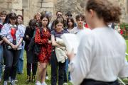 Echappée littéraire 2022 : déambulation dans les rues de Dijon - Photo Région Bourgogne-Franche-Comté Xavier Ducordeaux