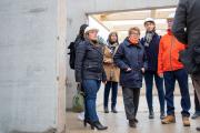 Visite de chantier des lycées Munier et Belin à Vesoul, mercredi 1er février 2023 - Photo Xavier Ducordeaux