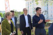 Visite de la présidente Marie-Guite Dufay au groupe scolaire Jacques Prévert, à Lons le Saunier (39) - Photo Région Bourgogne-Franche-Comté Christophe Bidal