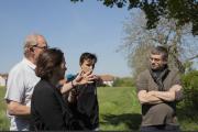 Visite d'un verger conservatoire par des membres du réseau des POTEs, mercredi 3 mai 2023à Bretigny-les-Norges (21) - Photo Région Bourgogne-Franche-Comté Emmanuelle Baills
