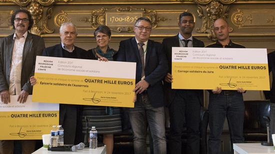 Remise de récompenses au concours de l’Economie sociale et solidaire -  Région  Bourgogne-Franche-Comté / David Cesbron