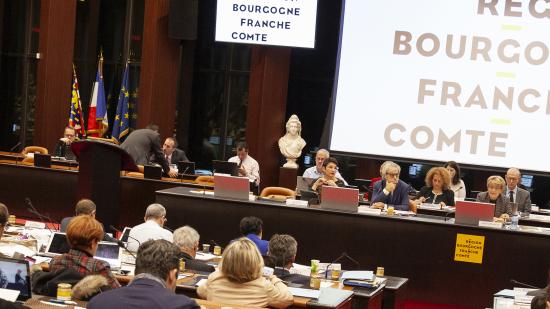 Assemblée plénière du Conseil régional de Bourgogne-Franche-Comté, jeudi 15 novembre 2018 - Crédit Région Bourgogne-Franche-Comté / David Cesbron