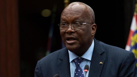 Christian Kabore, président du Burkina Faso, Dijon, mardi 18 décembre 2018 - Crédit photo Vincent Arbelet