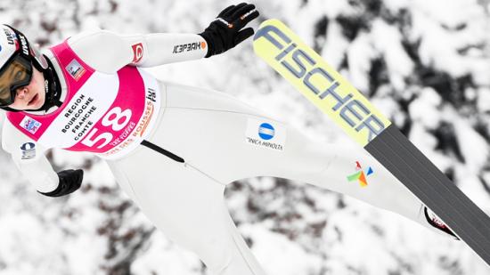 Maren Lundby, championne olympique, au stade des Tuffes, aux Rousses (39) - Crédit Jura Ski Events